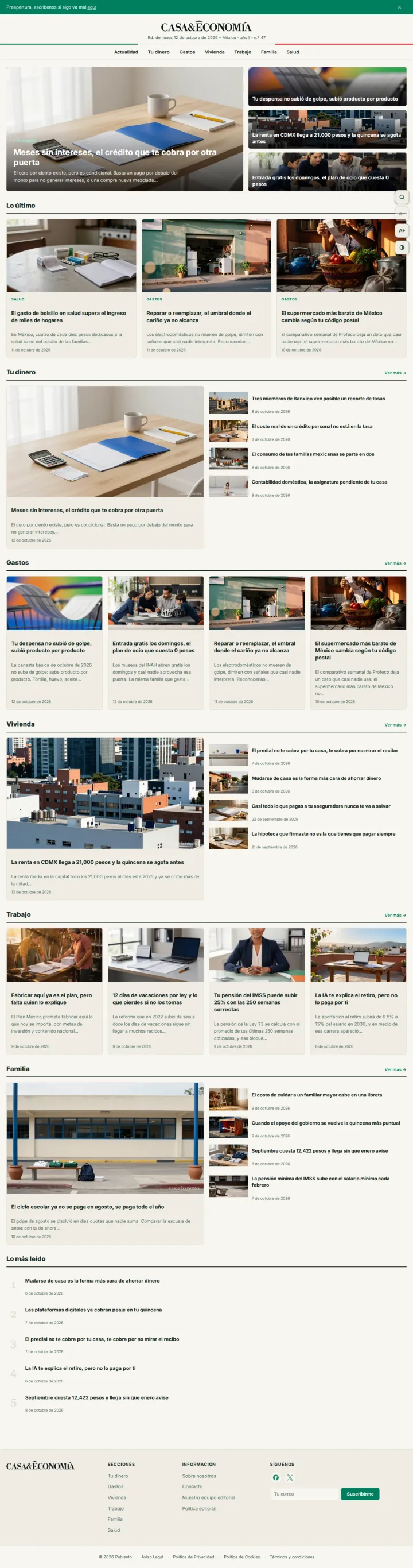 Casa y Economía México